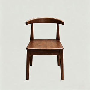 Silla Moderna de Madera para Sala de Estar, Respaldo Sólido, Diseño Ergonómico, Muebles para el Hogar, para Pisos Duros - Product Image 2