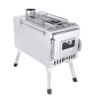 Nouveau commerce Camping en plein air Table de feu de bois Charbon de bois Barbecue coréen Grill Four à pizza commercial