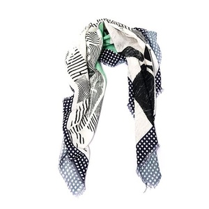 Sciarpa tascabile quadrata di bambù e cotone protezione solare fazzoletto velo - Product Image 1
