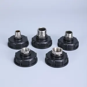 1/2 Inci 3/4 Inci 1 Inci Tebal 304 Stainless Steel Fitting Adaptor Plastik Penutup Pipa Faucet Konektor