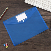 PP A4 enveloppe dossier organisateur de documents médicaux assortis coloré dossier de fichiers avec bouton pression