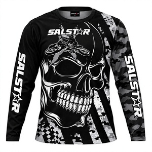 Camiseta de Motocross Personalizada de Manga Larga con Sublimación para Carreras MX y Off-Road – Fabricante de Ropa Deportiva OEM/ODM - Product Image 1