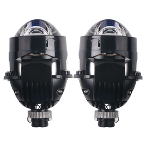 Sanvi Auto <b>Lights</b> 44w 5500k 2.5 Inch S15 Blue Lens Indonesia Hot Sale RHD Bi Led <b>Projector</b> Lens Headlights - Product Image 2