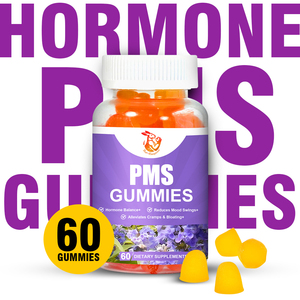 Gomitas de Suplemento para Mujeres OEM, Salud de la Piel, Ayuda a Reducir los Cambios de Humor, SPM, con Vitamina B6 y D3 - Product Image 3