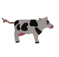 Jouet en bois pour enfants créatif, petit cheval en bois, décorations d'animaux pour meuble TV, table de bureau, jouets éducatifs