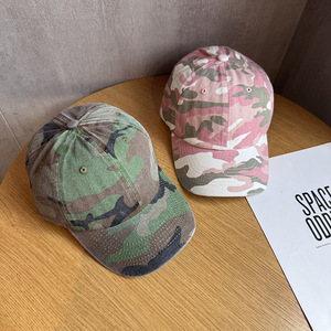 6 pannelli a tesa curva di alta qualità per personalizzare il Logo semplice cappello da papà in cotone con cappello da Baseball non strutturato lavato cappellini mimetici - Product Image 3
