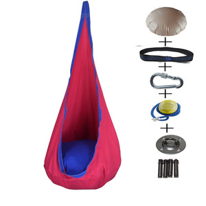 Vente d'usine : Siège suspendu pour enfants, balançoire en forme de capsule, bleu et vert, <span class=keywords><strong>hamac</strong></span> gonflable, kit de suspension pour cour, chambre à coucher, polyvalent - Product Image 5