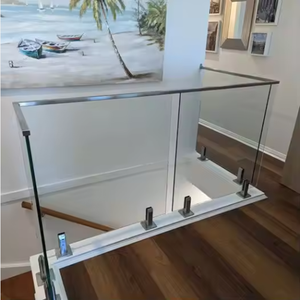 304 ו 316 נירוסטה מרובע זכוכית מרובעים קיר סנדוויץ 'קיר משמשים התקנת מעקות וקירות מדרגות - Product Image 6