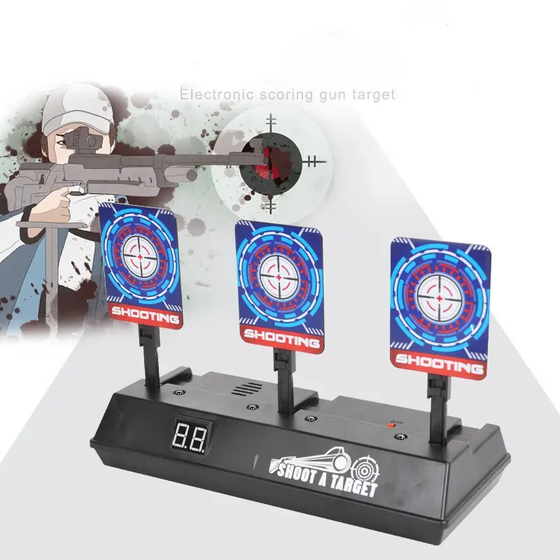 Electronic Shooting Target Scoring Auto Reset Digital Targets for Guns Toys, Shooting Game Toys Gifts for Kids