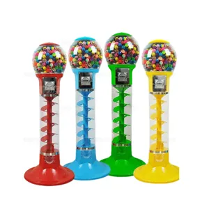 Heißer kommerzieller Münz automat Gummi automat Candy Bouncing Ball Kapsel Spielzeug Twist Ei Maschine