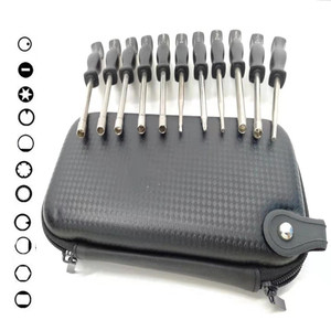 Outil de réglage du <span class=keywords><strong>carburateur</strong></span> <span class=keywords><strong>tournevis</strong></span> 11 pièces avec étui de transport et outil de nettoyage pour moteur à 2 cycles <span class=keywords><strong>carburateur</strong></span> de tronçonneuse - Product Image 3