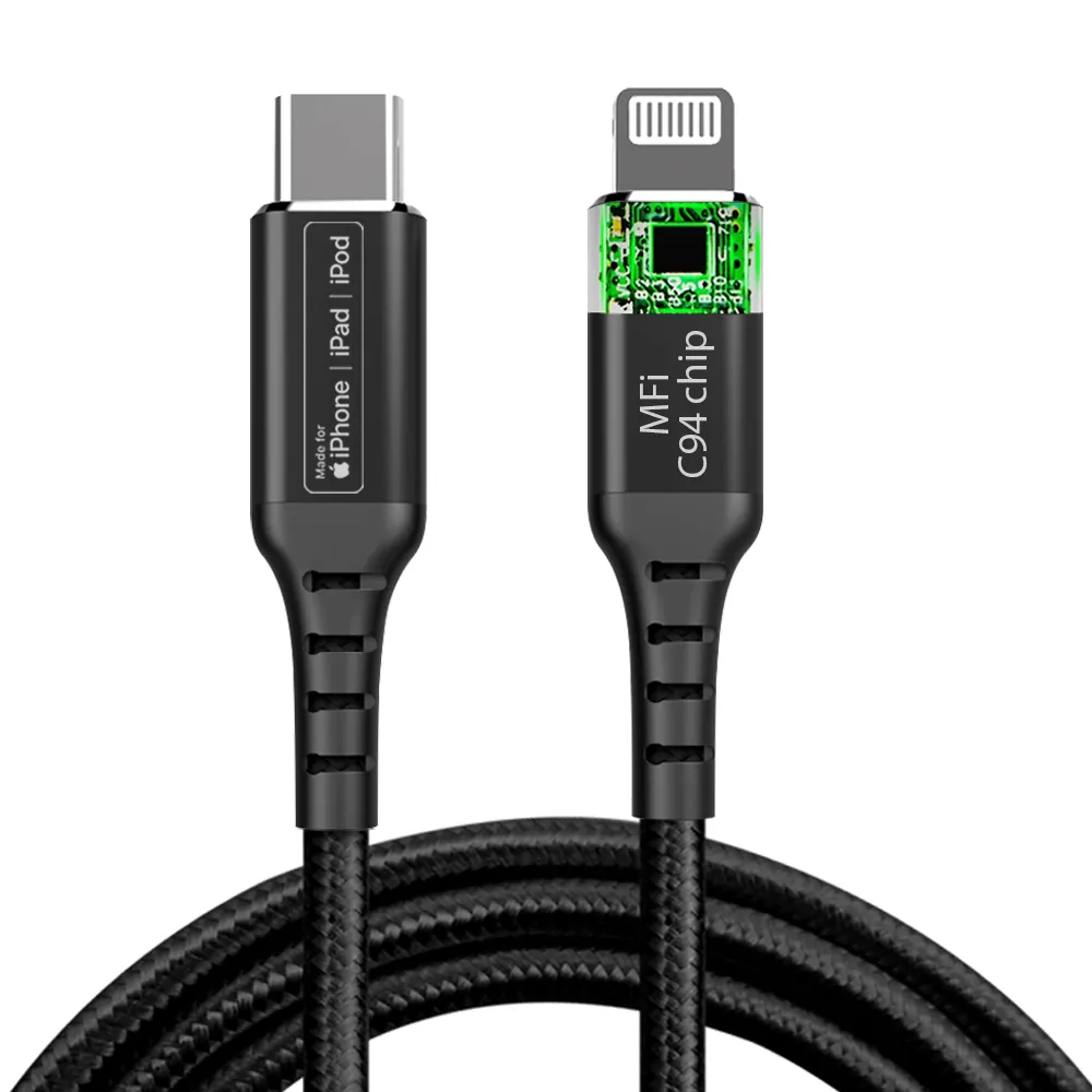 Phone Cable Original C94 Chip MfI Certified USB Type C Cable For Lightning Made For iPhone/iPad/iPod Pd 18W Faster Charger Cable