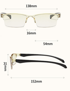 Lunettes <span class=keywords><strong>de</strong></span> lecture 100-400 dioptries anti-lumière bleue, forme carrée, style rectangulaire pour la vision <span class=keywords><strong>de</strong></span> <span class=keywords><strong>loin</strong></span> <span class=keywords><strong>et</strong></span> <span class=keywords><strong>de</strong></span> <span class=keywords><strong>près</strong></span> - Product Image 6