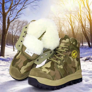 <strong>Men's</strong> Latest Design Mid-Top Camouflage Waterproof <strong>Hunting</strong> <strong>Boots</strong> Wear-resist Insulated Rubber Non-Slip for <strong>Winter</strong> Hiking <strong>Boots</strong> - Product Image 3
