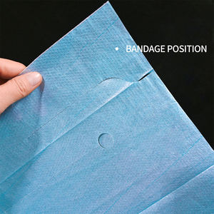 20 unids/bolsa Baberos lavables para adultos bolsillo de arroz para ancianos portátil impermeable alimentación almuerzo comida ancianos desechables envejecido para personas mayores - Product Image 5