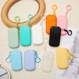 ผู้ผลิตขายส่งสเปรย์แอลกอฮอล์สำหรับเดินทาง น้ำหอมแบบเติมได้ ขวดสเปรย์เปล่า พิมพ์ลายบนพลาสติก PP รูปทรงบัตรเครดิต - Product Image 1