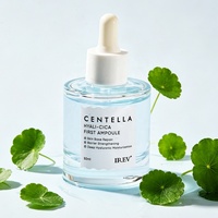 Ampoules de sérum hydratant réparateur de la barrière cutanée à la Centella, marque privée, essence apaisante pour le visage, base d'acide hyaluronique Cica