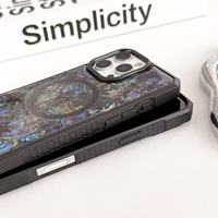 Coque arrière pour iPhone 18 17 16 Pro Max en PC rigide brillant avec finition époxy