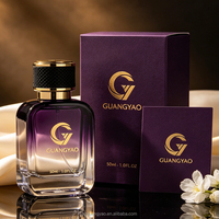 Botol Parfum Kosong Kaca Hitam 50ml Ramah Kantong, Custom, Mewah, Datar, Matte, Elegan, Kotak Hadiah, Grosir High-End
