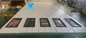 Stile americano interno automatizzato 1 auto con aletta isolante in testa porta del garage scorrevole - Product Image 2