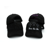 Gorra de béisbol de gamuza de alta calidad con logo personalizado bordado, estilo streetwear, de 5 paneles, con MOQ bajo, venta al por mayor