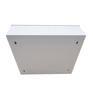 Gabinete de pared SOHO de 19 pulgadas 12U 600x150mm 600x300mm con puerta frontal de vidrio templado, unidad de terminación ONU/ONT, color blanco RAL9010, en stock. - Product Image 4