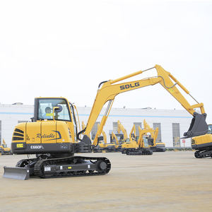 Mini-excavatrice sur chenilles hydraulique SDLG E660FL, bonne performance de travail, petite pelle, pelle mécanique - Product Image 5