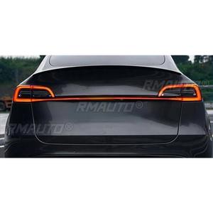 Pour Tesla Model 3 Model Y 2019-2023 : Ensemble de feux arrière LED traversants, feux de position latéraux larges - Product Image 4