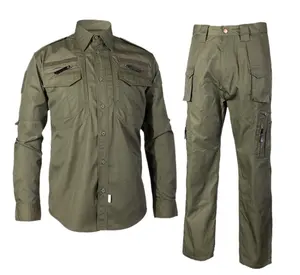 Universal Outdoor Training Tactical Daily Green Uniform Jacket+Pants