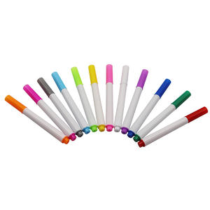 Marqueur effaçable à sec à faible odeur <span class=keywords><strong>Pointe</strong></span> <span class=keywords><strong>fine</strong></span> 8 couleurs Paquet de 32 tubes en plastique - Product Image 5