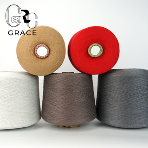 Fil à tricoter pour pull 28 nm 2 brins 80% <span class=keywords><strong>coton</strong></span> 20% <span class=keywords><strong>laine</strong></span> mérinos mélangée pour machine à tricoter et machine à tisser - Product Image 3