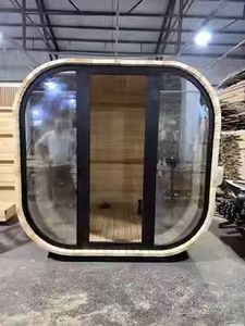 Amérique Entrepôt Stock 4 Personnes Tradition Salle de sauna à vapeur avec épicéa Salles de sauna extérieur en bois - Product Image 2