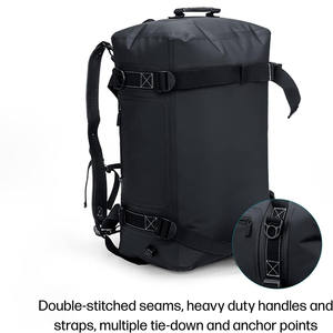 Mini bolsa de viaje impermeable con logotipo personalizado para hombre, lona laminada de tpu, al aire libre para gimnasio, camping y senderismo - Product Image 4