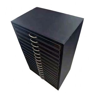 Múltiples estuches portátiles de PU negro con ruedas para exhibición de gafas de sol, estilo clásico, precio de fábrica Oxford - Product Image 3