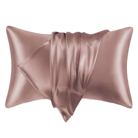 Ensemble cadeau de luxe écologique, housse de couette et taie d'oreiller 100% soie de mûrier 6A, couleur unie, satin soyeux, fermeture éclair, hôtel 5 étoiles