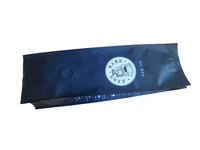 Sachet de café en poudre de thé à 3 côtés, sachet d'échantillon thermoscellable/sachet en plastique biodégradable en papier artisanal