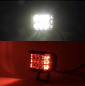 Tirador lateral de 4 '36W, cubos LED todoterreno, vainas de luz de trabajo, azul, rojo, ámbar, doble Sider, intermitente estroboscópico, lámpara antiniebla de conducción para UTV RZR - Product Image 3