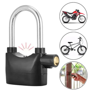 An Ninh Chống Trộm Động Cơ Chống Thấm Nước Xe Đạp Xe Đạp Khóa Còi Báo Động An Toàn Ổ Khóa Cửa Báo Động Khóa Ổ Khóa Cho Xe Máy - Product Image 2
