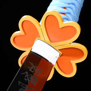 Demon Slayer juguetes espada Kanroji <span class=keywords><strong>Mitsuri</strong></span> Nichirin espada <span class=keywords><strong>Katana</strong></span> Samurai espada artesanía 104cm - Product Image 6