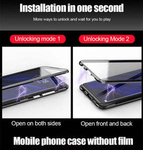 เคสสมาร์ทโฟนเคสฝาปิดแม่เหล็กกระจกแข็งแรงกระเป๋าโทรศัพท์มือถือสำหรับ <span class=keywords><strong>iPhone</strong></span> X <span class=keywords><strong>PRO</strong></span> <span class=keywords><strong>MAX</strong></span> 6 7 8 <span class=keywords><strong>12</strong></span> 13 - Product Image 5