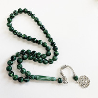 PFT SA3-51G1-D Resin Akrilik & Lucite Islami Desain Timur Tengah Arab Gelang Rosario Religius Pesta Misbaha
