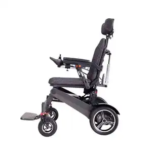 Pneumatico leggero antiscivolo antiurto manuale/elettrico sdraiato sedia elettrica per disabili sedia a rotelle elettrica