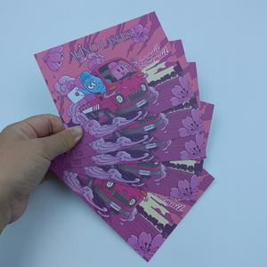 Custom Paper Board Beautiful 150X100mm 400gsm Cartoon Eco-friendly Perfect Happy Mother's Day Gift Thank You Cards for Cosmetic - Product Image 1