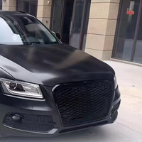 Nouvelle calandre nid d'abeille PNB de haute qualité pour Audi Q5 SQ5 2013-2018, kit de pare-chocs avant à clipser, installation facile, capteur d'aide au stationnement