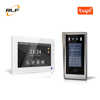 Vidéophone intelligent avec reconnaissance faciale 1080p, étanche, application Tuya, écran LCD TFT 4,3 pouces, écran tactile 7 pouces, filaire, RLF