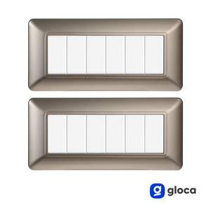 แผ่นปิดประตูโกลก้าพลาสติกติดผนัง ดีไซน์มินิมอล ชุด 6 ชิ้น - Product Image 5