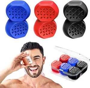 Silicone Jawline Exerciser Pack And Neck Toning Equipment Flexible Jaw Muscle For Jawline Shaper