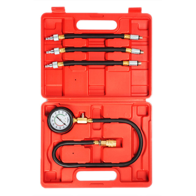 Automobile Cylinder Pressure Gauge for Automotive Petrol Engine Test Pressure Compression Tester