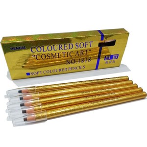 Lápiz Delineador de Cejas Dorado de Punta Única, Resistente al Agua, Herramienta de Mapeo de Cejas para Microblading, para Salón de Belleza - Product Image 6