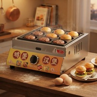 Marqueur de galettes de burger au gaz personnalisé en acier inoxydable pour équipement de cuisine de restaurant